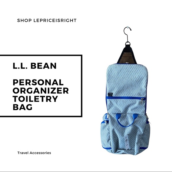 L.L. Bean Bags Ll Bean Personal Organizer Toiletry Bag Medium Light